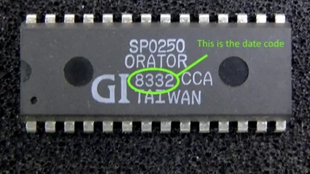 date code on electronic components