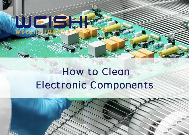 how to clean electronic components