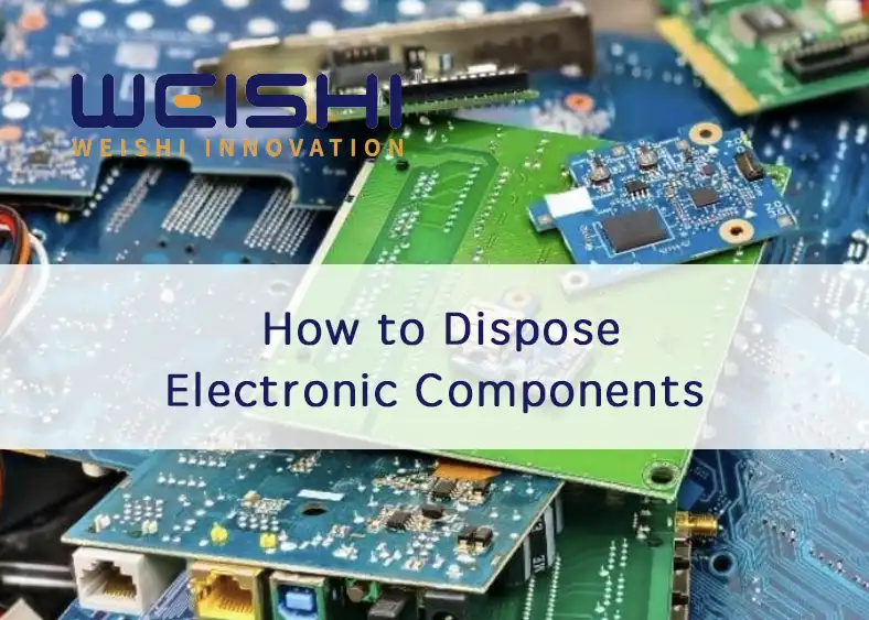 how to dispose electronic components