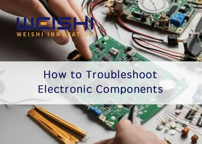 how to troubleshoot electronic components