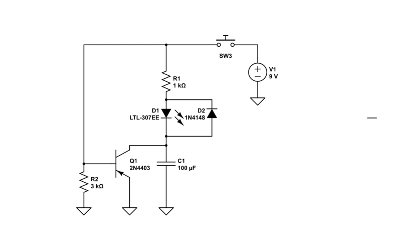 capacitor discharge circuit schematic