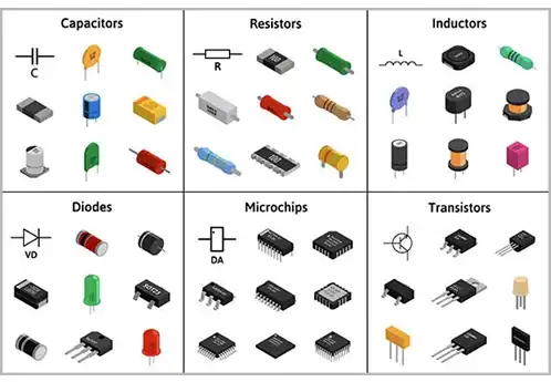 electronic component identification chart