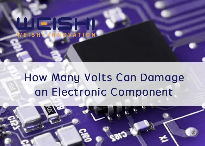 how many volts can damage an electronic component