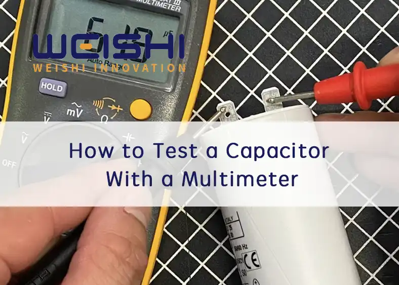 how to test a capacitor with a multimeter