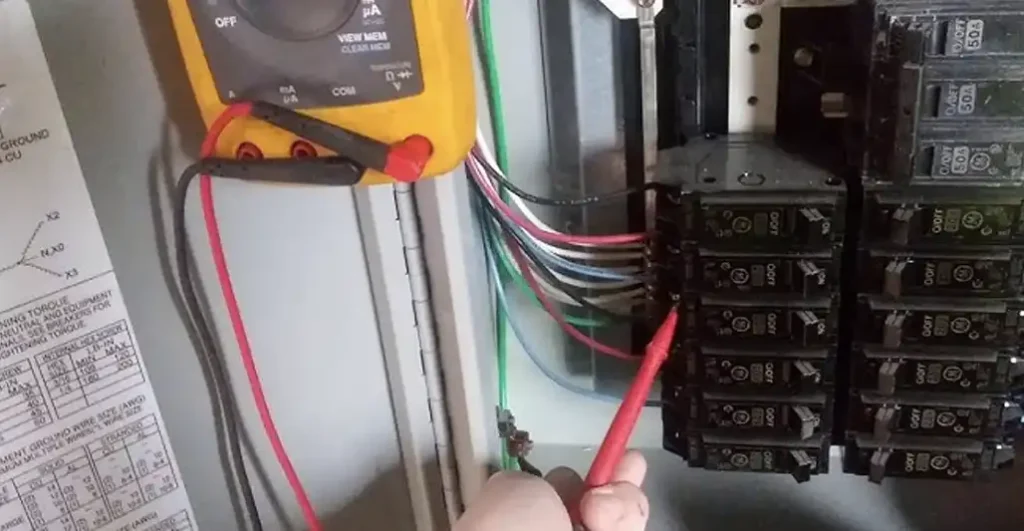 how to check a circuit breaker with a multimeter