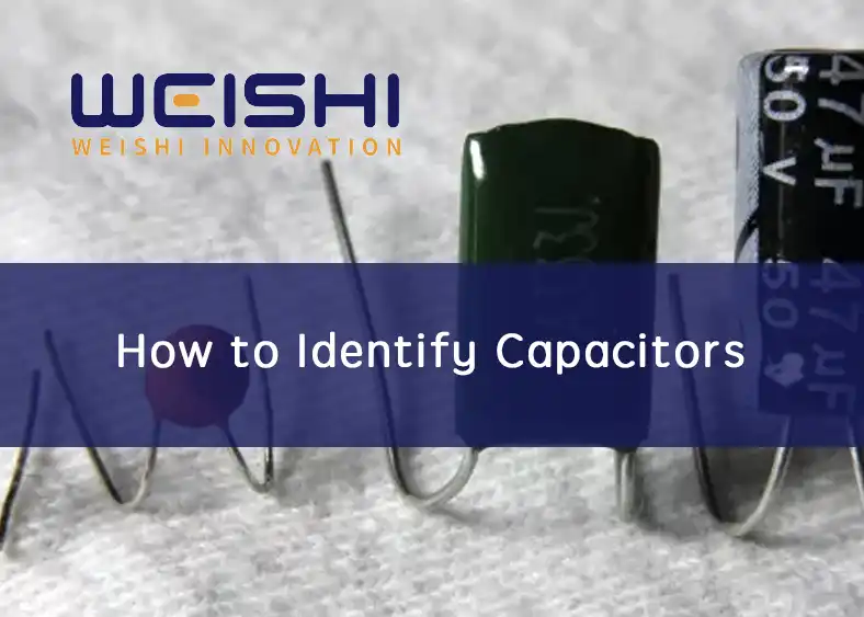 how to identify capacitors