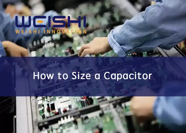 how to size a capacitor