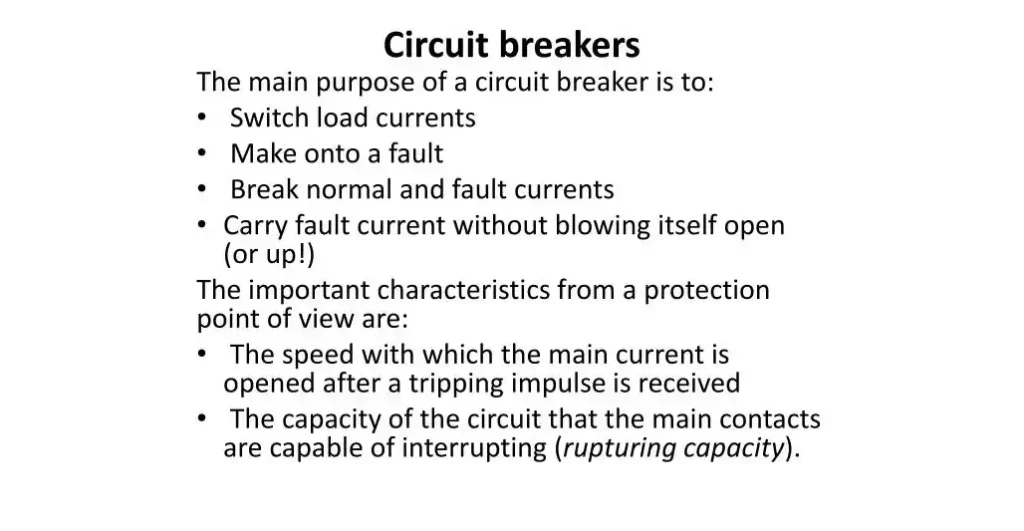 importance of circuit breakers