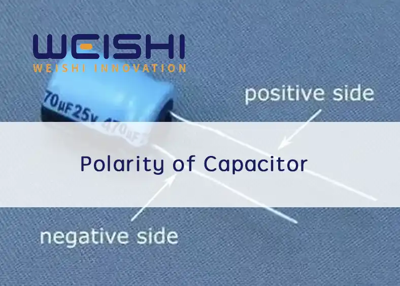 polarity of capacitor