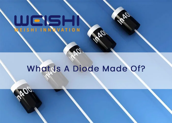what are diodes made out of