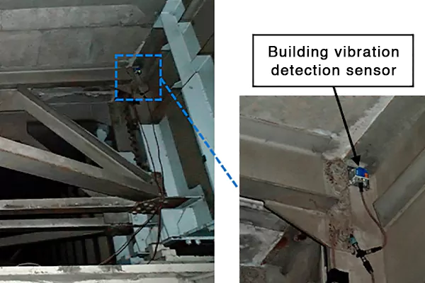 Building vibration detection