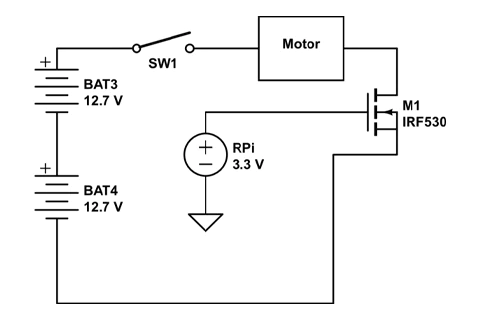 N channel MOSFETs use in motor drives