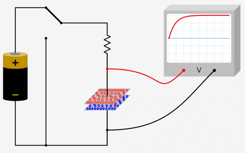 The Charging Process Of A Capacitor