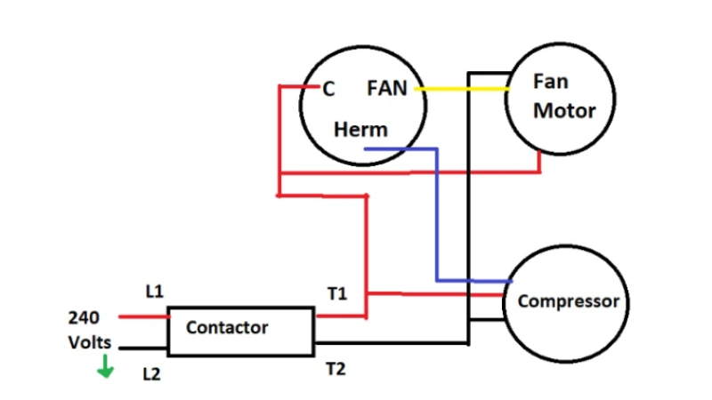 3 Terminal Capacitor Wiring Diagram