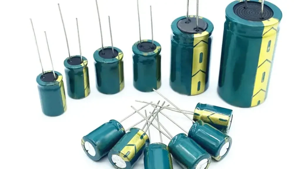 low esr aluminum electrolytic capacitors