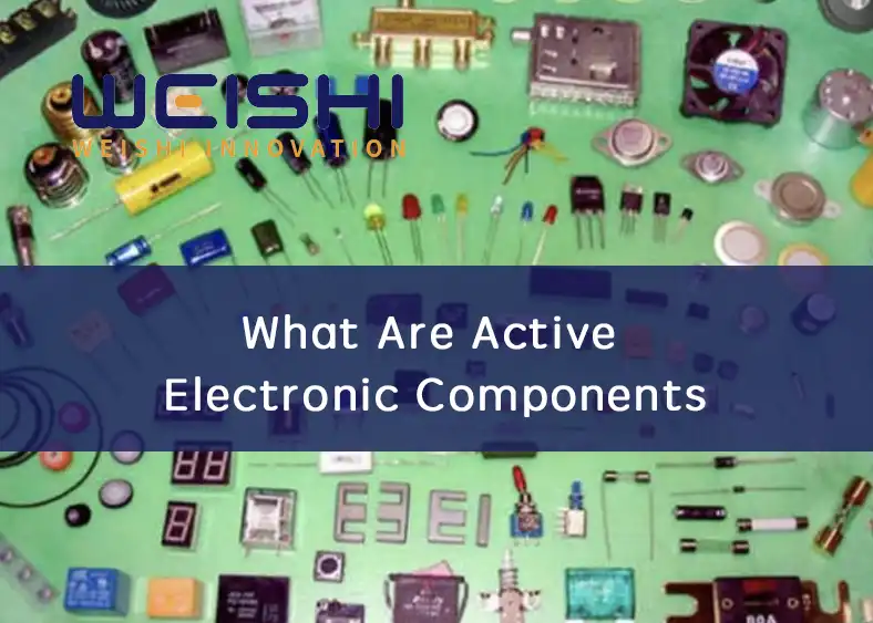 what are active electronic components