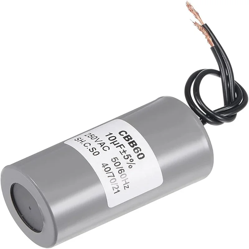 CBB60 SH Capacitor 250VAC 10µF