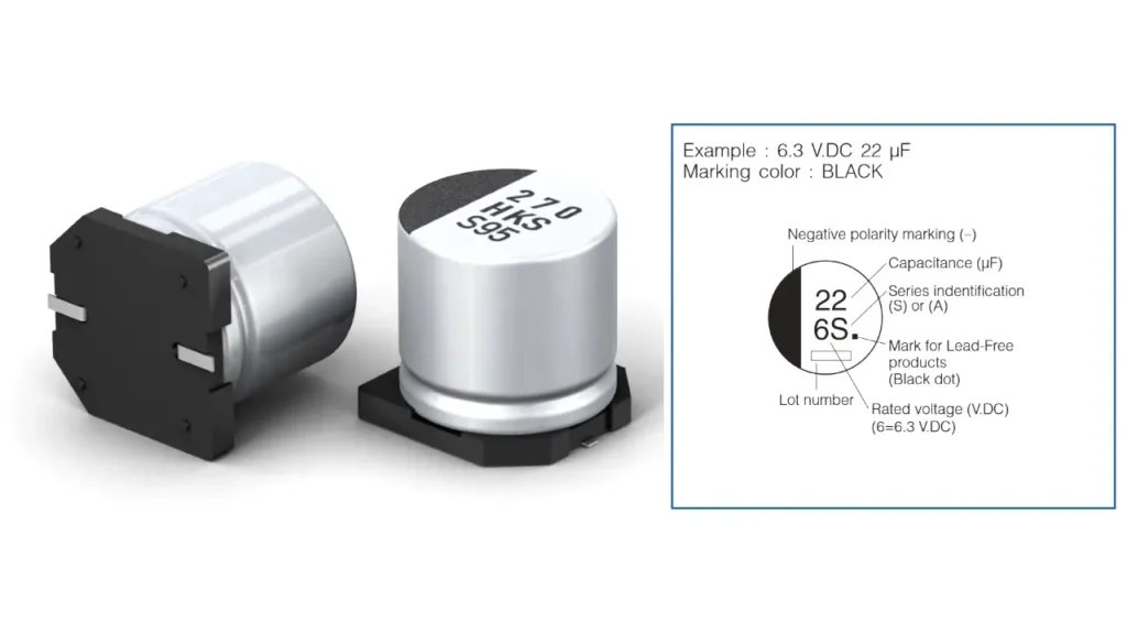 polymer capacitor polarity