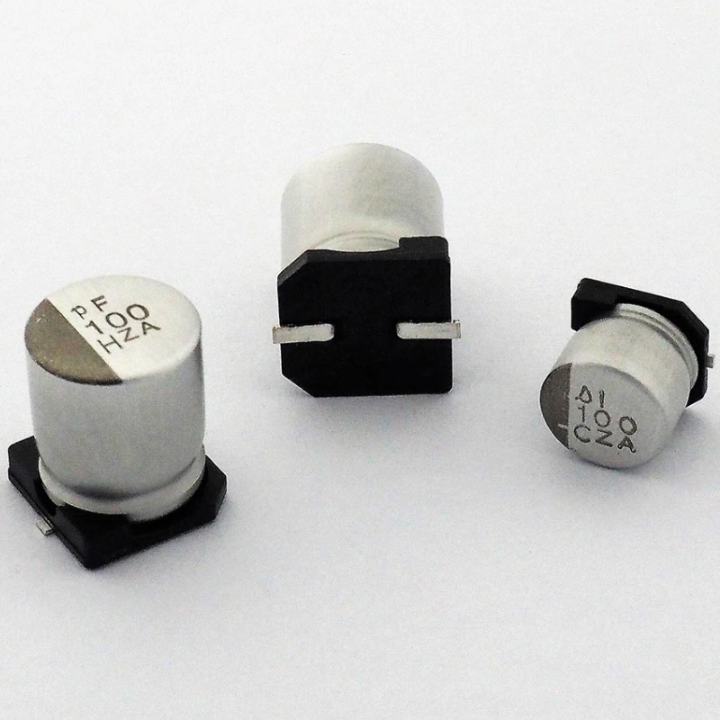 surface mount aluminum electrolytic capacitors