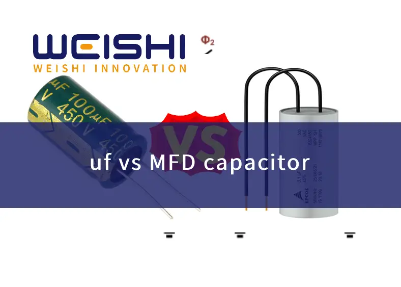 uf vs mfd capacitor