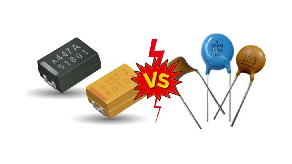 tantalum vs ceramic capacitor