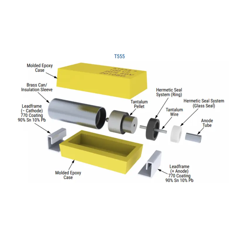 hermetically sealed capacitor
