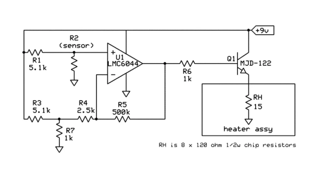 oven controlled crystal oscillator schematic